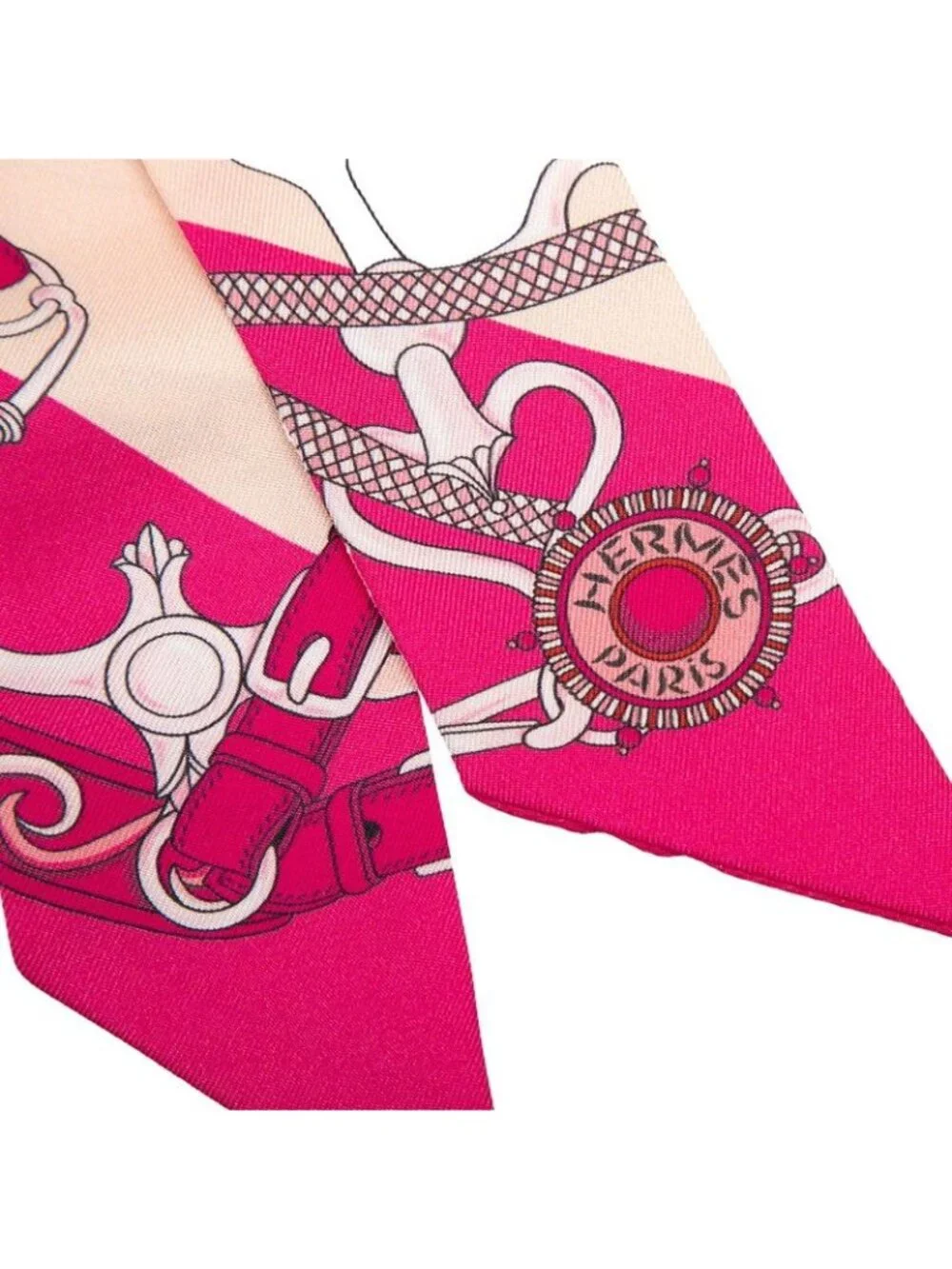 Hermes Twilly Festival Des Amazones Amazon Scarf Pink Silk